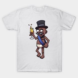 Drunk New Year’s Man Celebrating New Year’s Eve T-Shirt